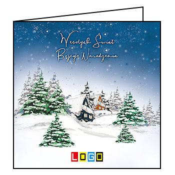 Kartka bożonarodzeniowa BN2-021dla firm