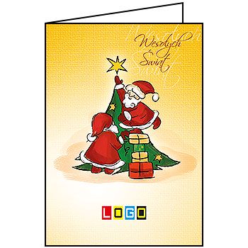 Projekt BN1-071 kartki świątecznej dla firm