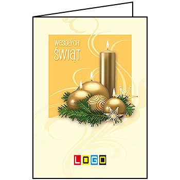 Projekt BN1-082 kartki świątecznej dla firm