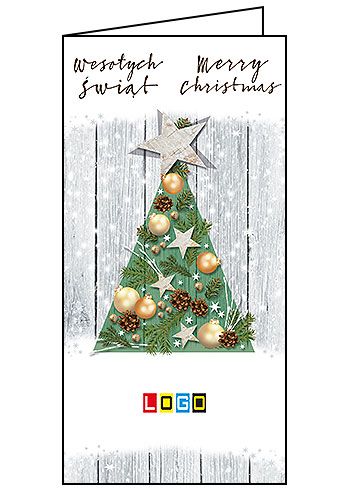 Projekt BN3-025 kartki świątecznej dla firm